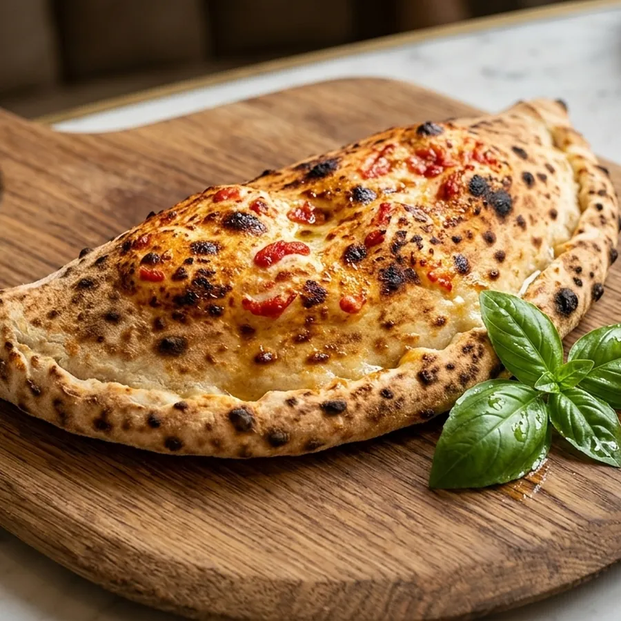 Calzone — pizza au feu de bois de Pizza Nova à Bezons
