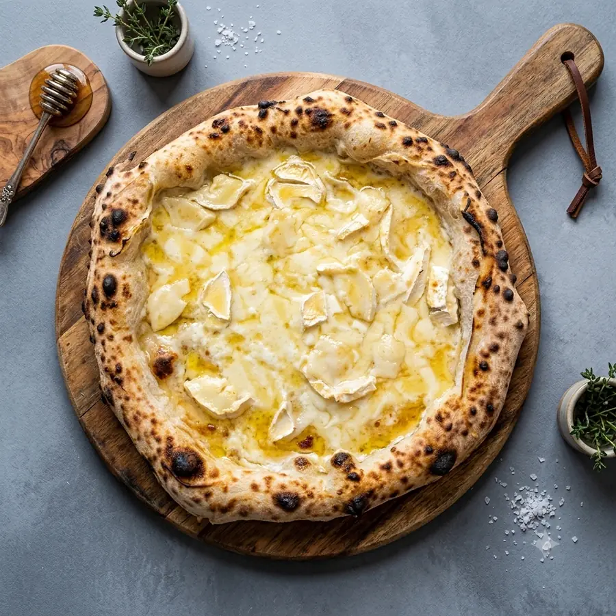 Chèvre Miel — pizza au feu de bois de Pizza Nova à Bezons