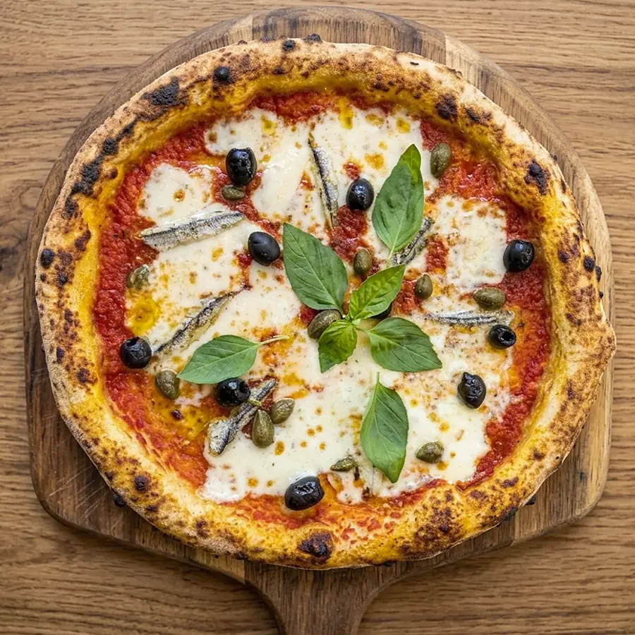 Napoletana — pizza au feu de bois de Pizza Nova à Bezons