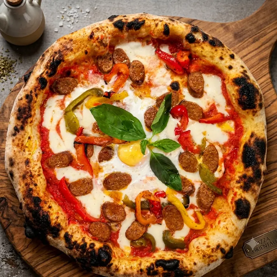 Orientale — pizza au feu de bois de Pizza Nova à Bezons