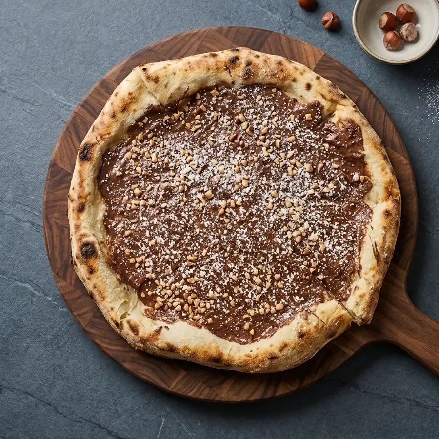 Pizza Nutella — dessert maison de Pizza Nova à Bezons