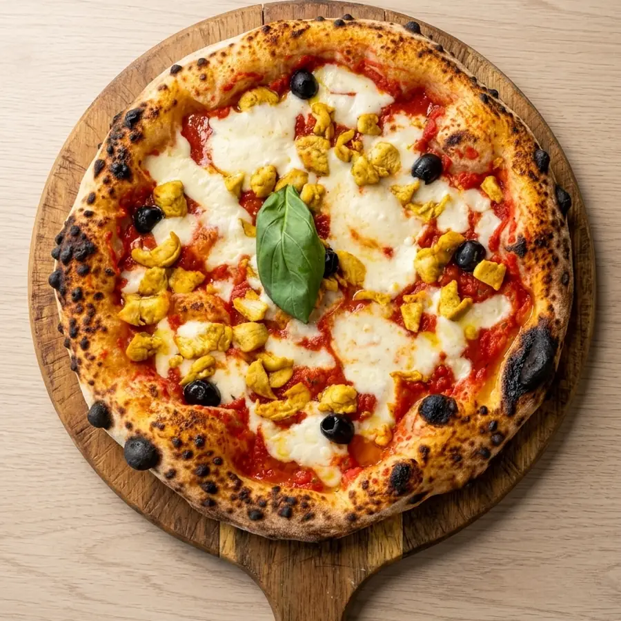 Pollo — pizza au feu de bois de Pizza Nova à Bezons
