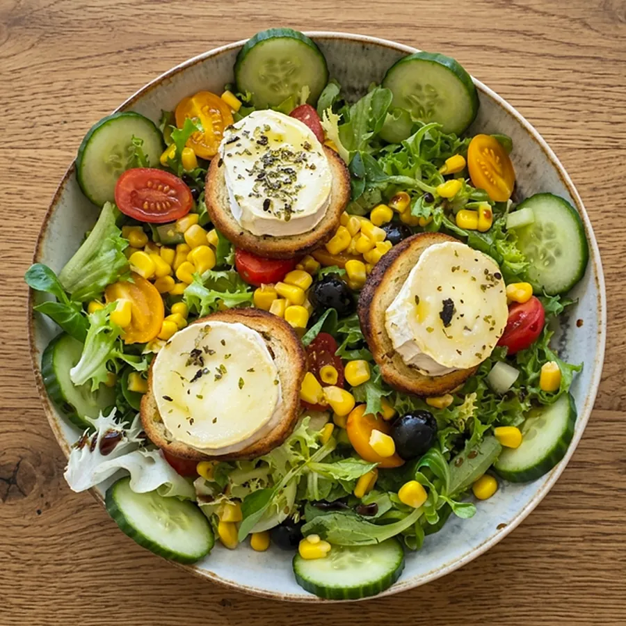 Salade de chèvre chaud — entrée de Pizza Nova à Bezons