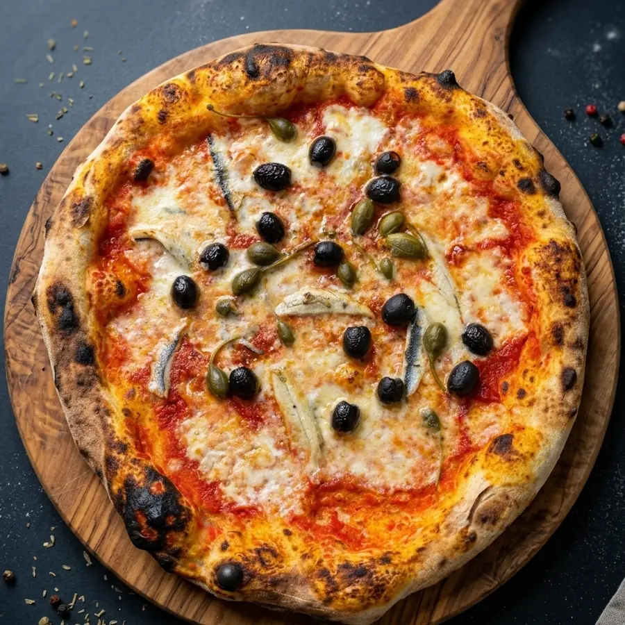 Tonno — pizza au feu de bois de Pizza Nova à Bezons