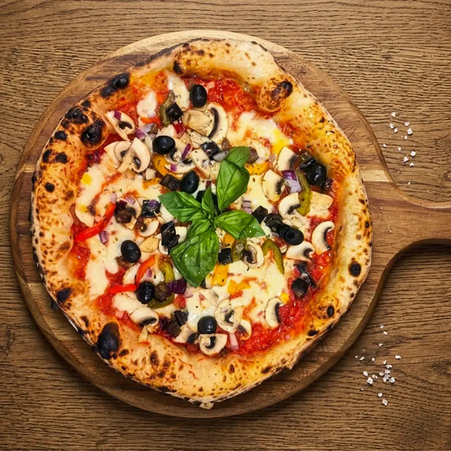 Vegetariana — pizza au feu de bois de Pizza Nova à Bezons